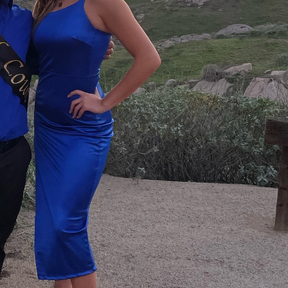 Windsor Blue Midi Dress